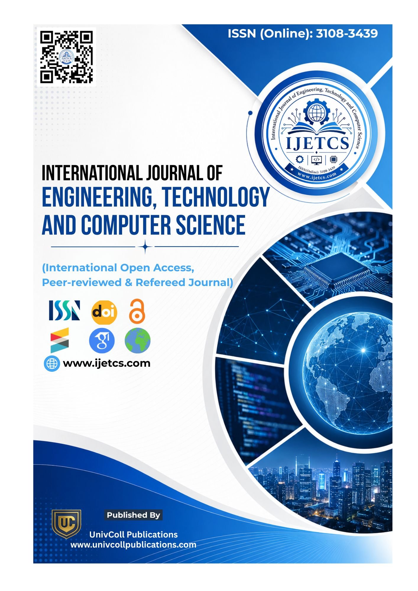 International Journal of Engineering, Technology and Computer Science Cover